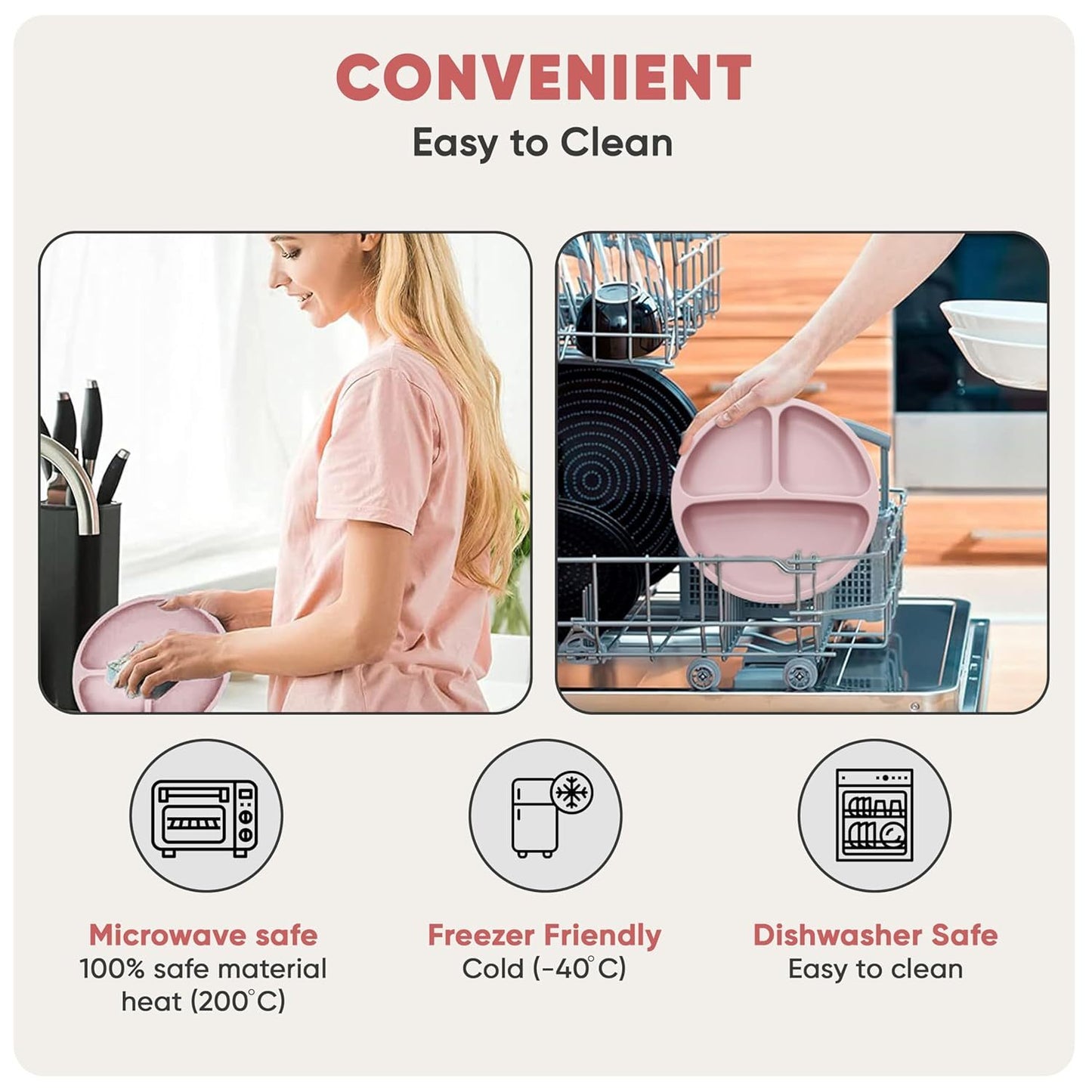 TinyTummy Dishes - Sakura Pink 10 Piece Baby Feeding Set