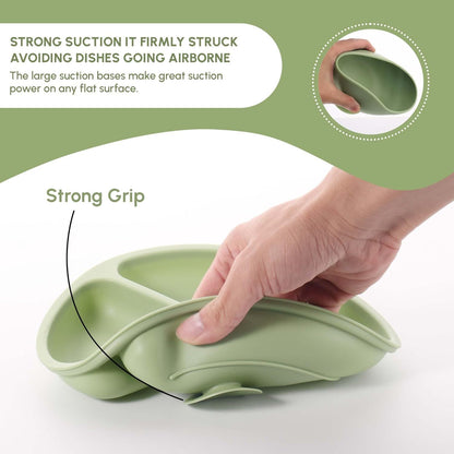 TinyTummy Dishes - Green 10 Piece Baby Feeding Set