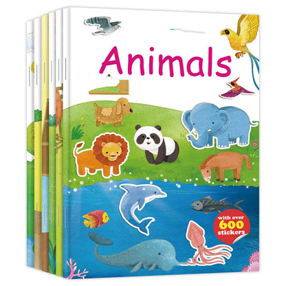 StickerFun - 6 × Sticker Books - Learning for Kids