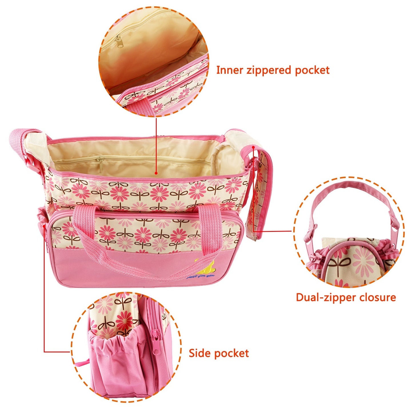 CareBag - 5PCS Travel Diaper Bag Set