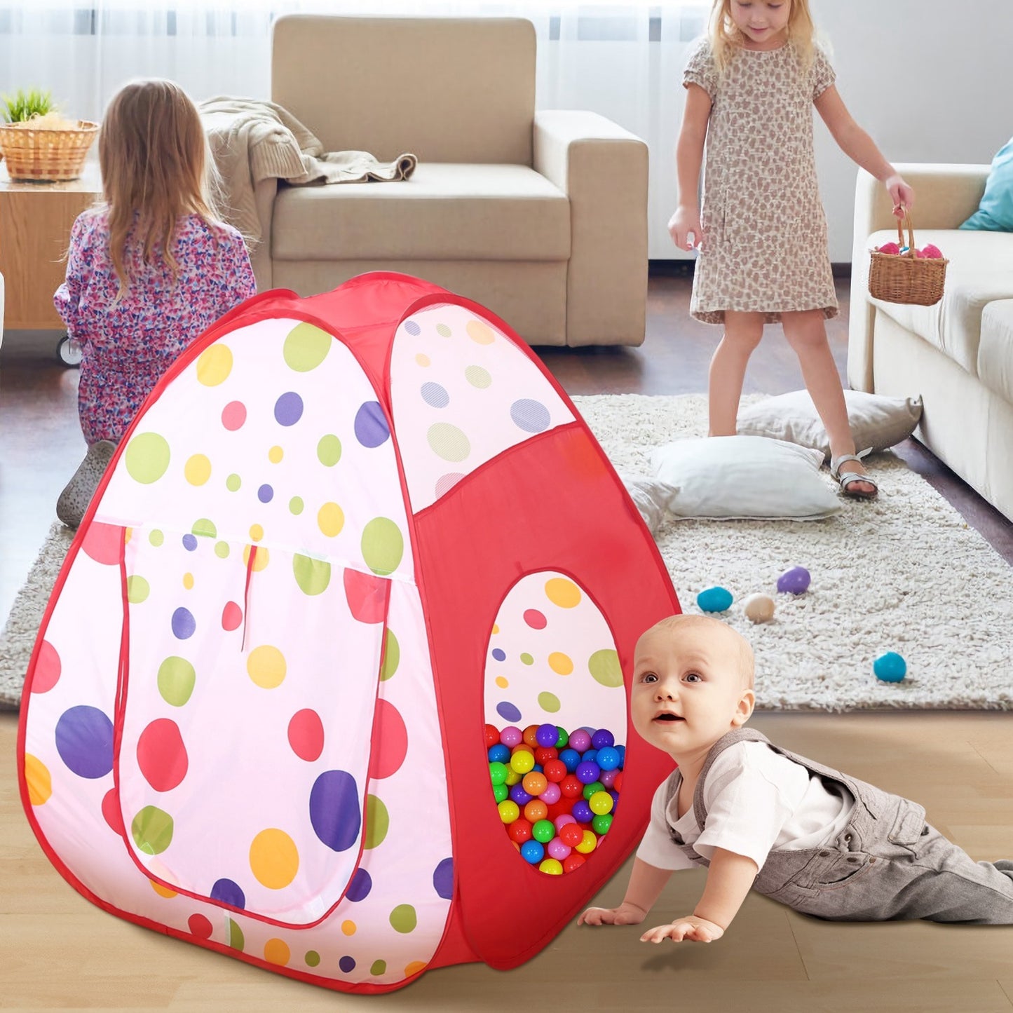 PlayTunnel - Crawl Tunnel & Play Tent