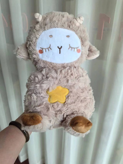 Sound Machine Soothe 'N Snuggle Otter Portable Plush Baby Toy with Sensory Details Music Lights & Rhythmic Breathing Motion