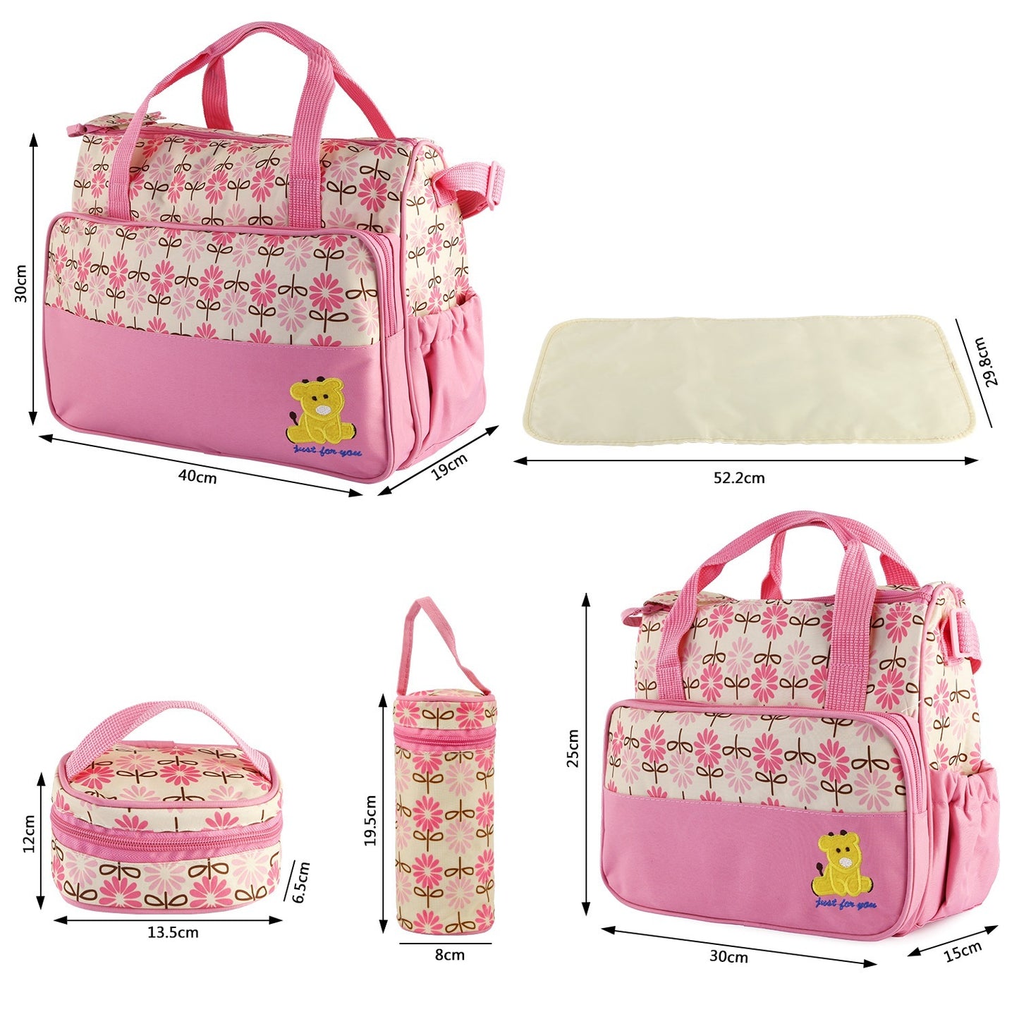 CareBag - 5PCS Travel Diaper Bag Set