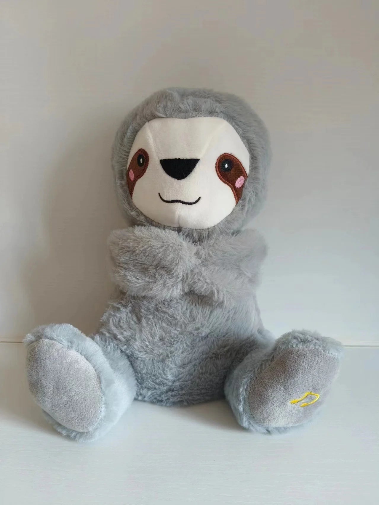 Sound Machine Soothe 'N Snuggle Otter Portable Plush Baby Toy with Sensory Details Music Lights & Rhythmic Breathing Motion