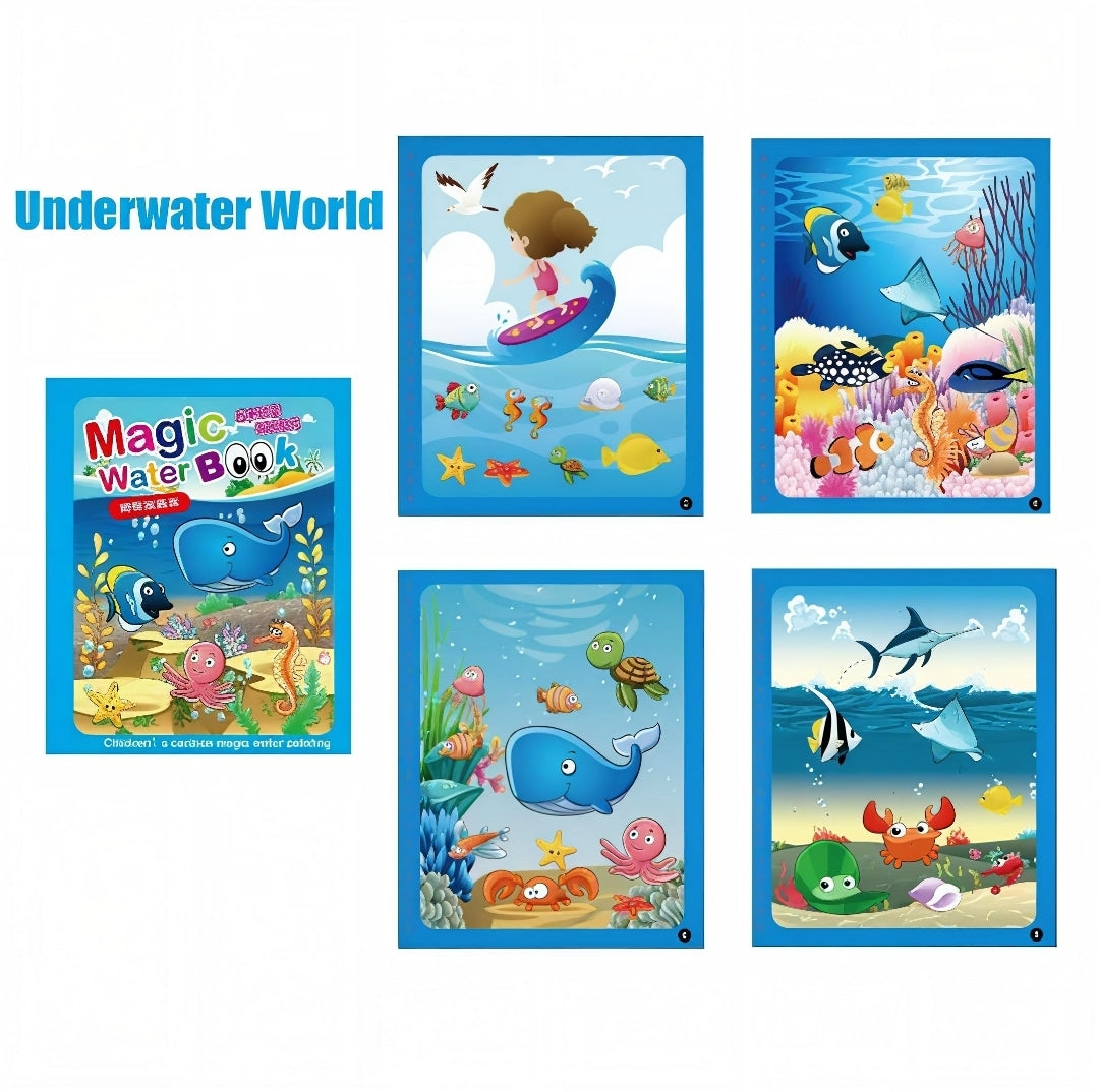 AquaMagic - Water Painting Book