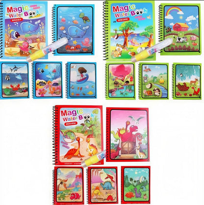 AquaMagic - Water Painting Book