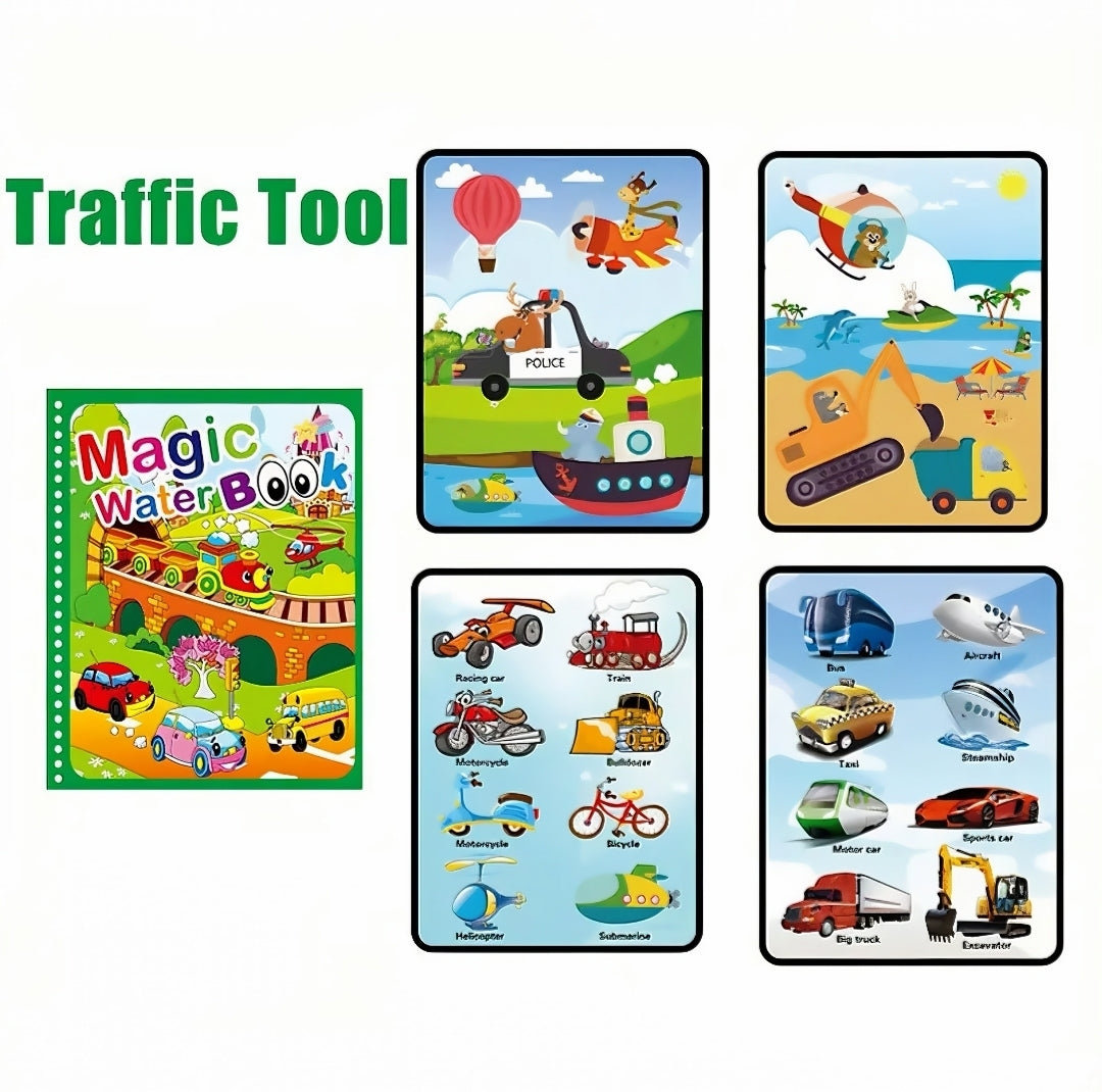 AquaMagic - Water Painting Book