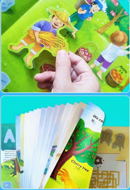 StickerFun - 6 × Sticker Books - Learning for Kids
